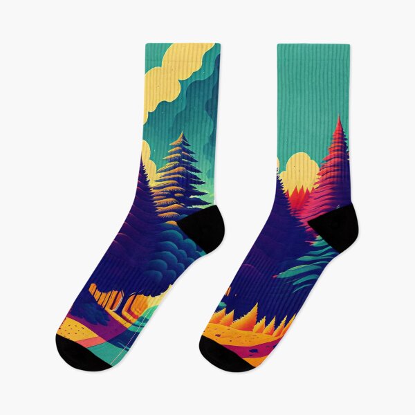 Item preview, Forest Road to Anywhere designed and sold by ArtFactoryAI.