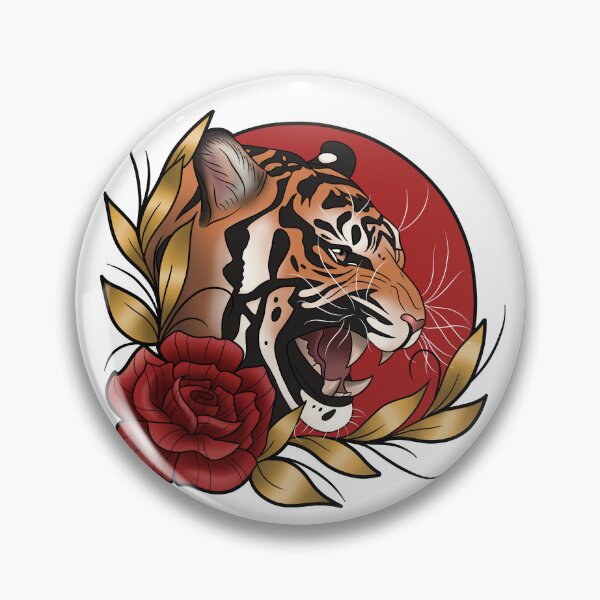 Item preview, Neo-Traditional Tiger designed and sold by Xyluxus.