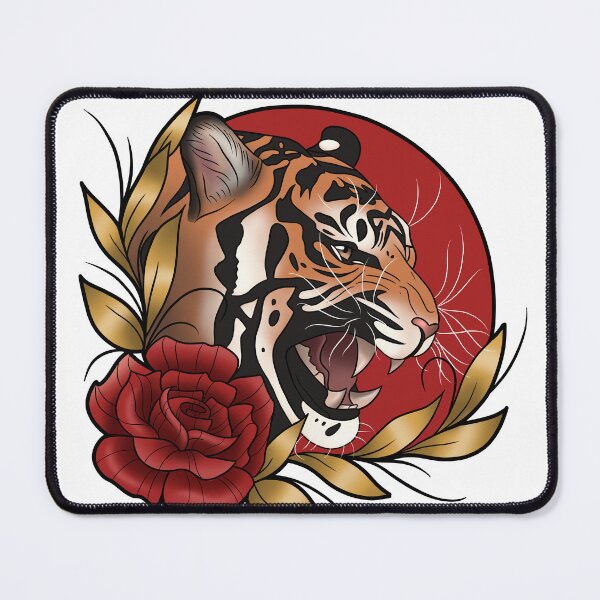 Item preview, Neo-Traditional Tiger designed and sold by Xyluxus.