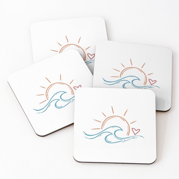 Item preview, Sun Wave Heart designed and sold by CuteTattoo.