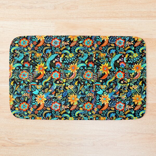 Item preview, Colorful boho flower art designed and sold by Earth Nature Creations.