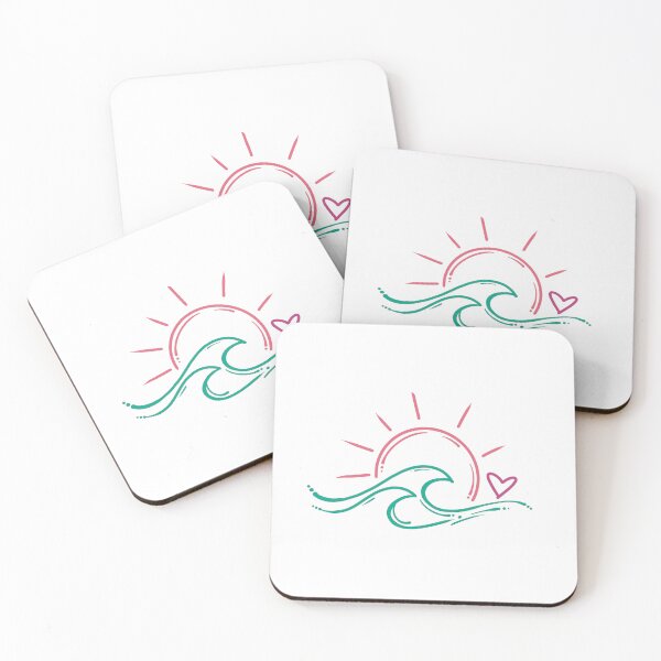 Item preview, Sun Wave Heart designed and sold by CuteTattoo.