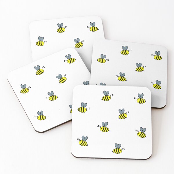 Item preview, Cute little bees sticker pack designed and sold by wonderxwander.