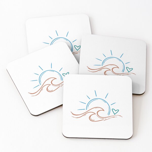 Item preview, Sun Wave Heart designed and sold by CuteTattoo.