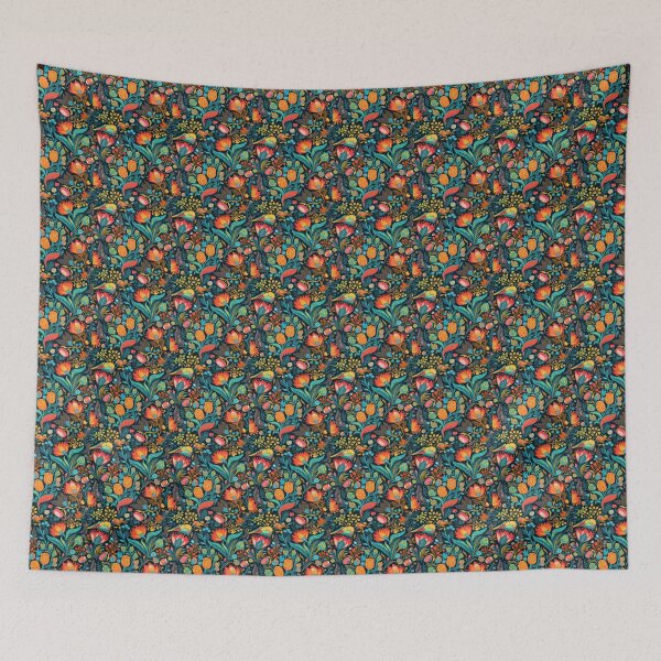 Item preview, Colorful boho flower art designed and sold by Earth Nature Creations.