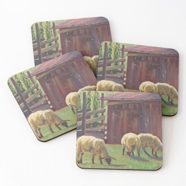 Item preview, Sheep at sundown farm No.1 designed and sold by OlympiaBianchi.