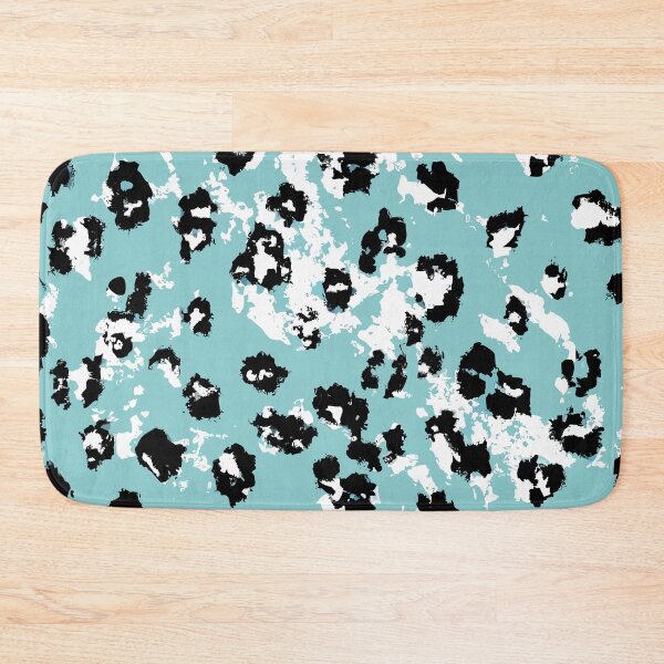 Item preview, Pale Blue / Turquoise Leopard Pattern designed and sold by SamJanner.