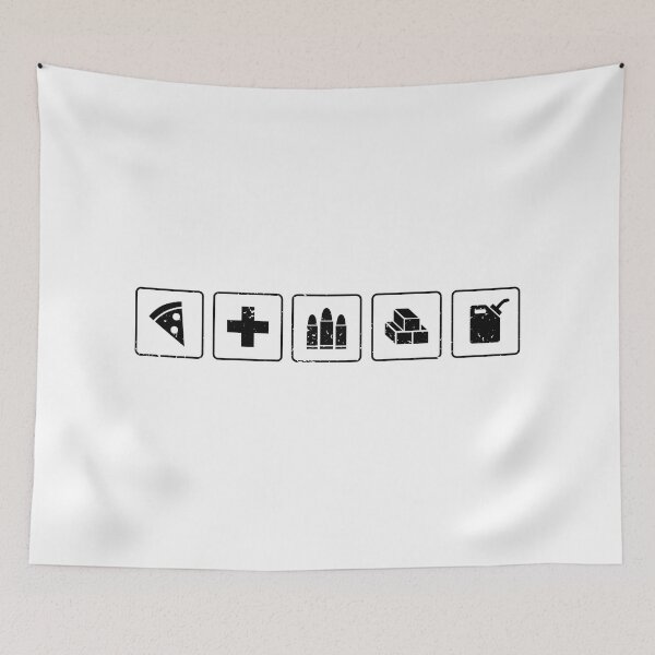 Item preview, Zombie Apocalypse Essentials - black designed and sold by CCCDesign.