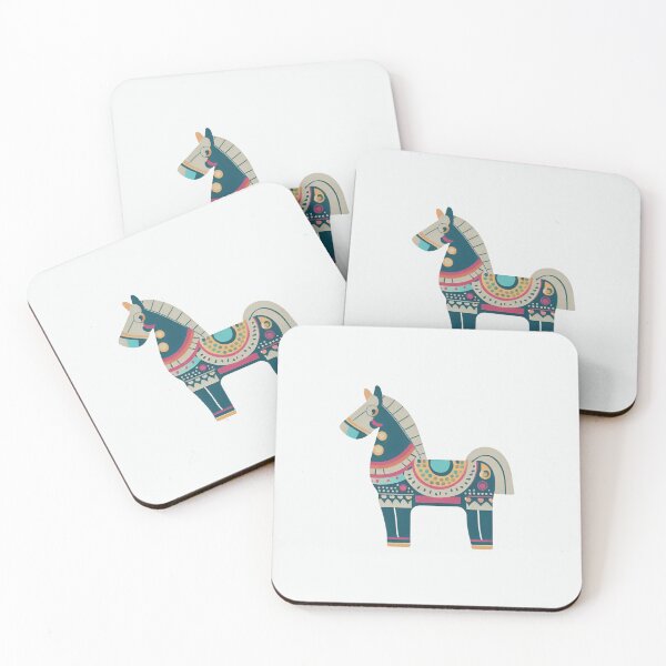 Item preview, Folk art horse  designed and sold by Pommallina.