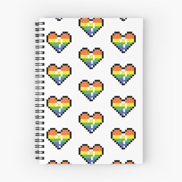 Item preview, Heart flag from Questioning community pixel art white background designed and sold by Axel-Speed.