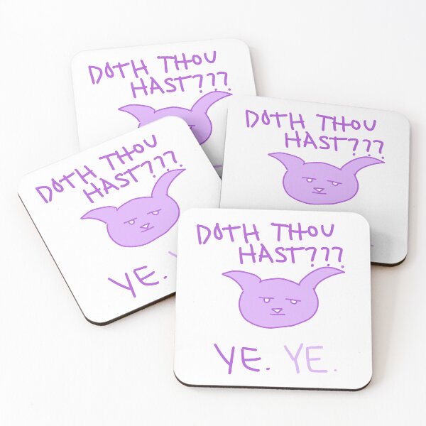 Item preview, Doth thou hast? | cat drawing  designed and sold by Katlligraphy.