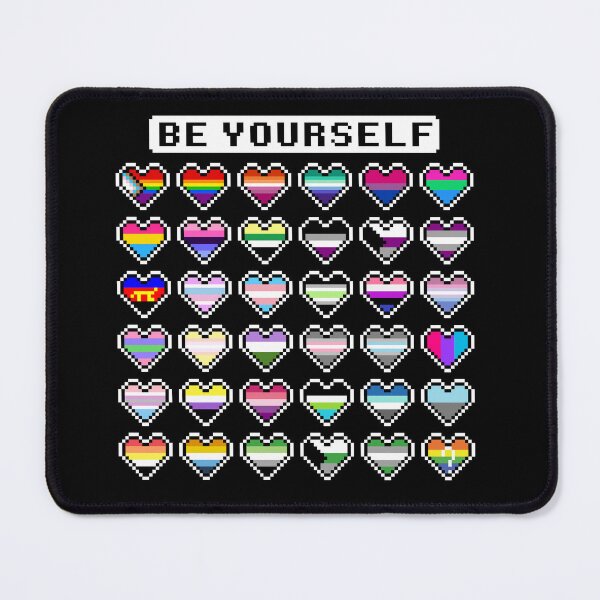 Item preview, LGBTQ+ community flags pixel art black background designed and sold by Axel-Speed.
