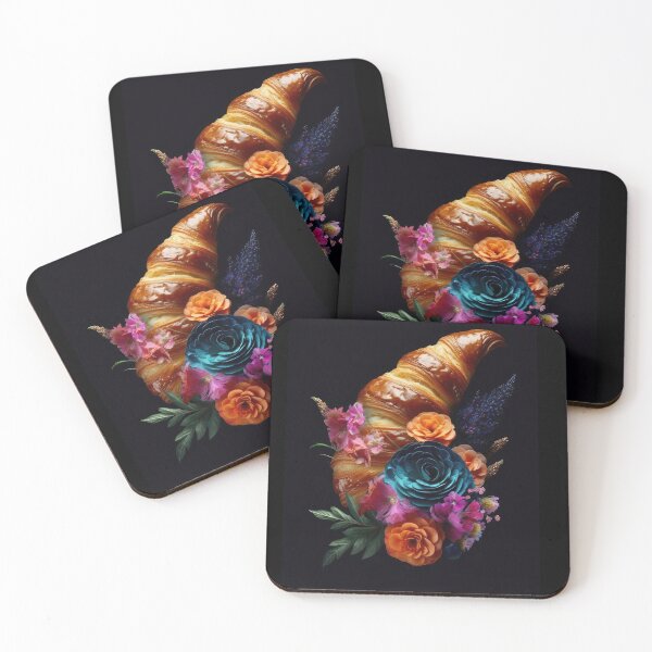Item preview, Floral Croissant designed and sold by MajesticBeasts.