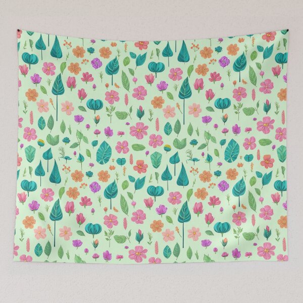 Item preview, Vintage Floral Pattern in Watercolor Style designed and sold by EBESIGN.