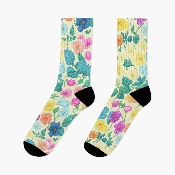 Item preview, Vintage Floral Pattern in Watercolor Style designed and sold by EBESIGN.