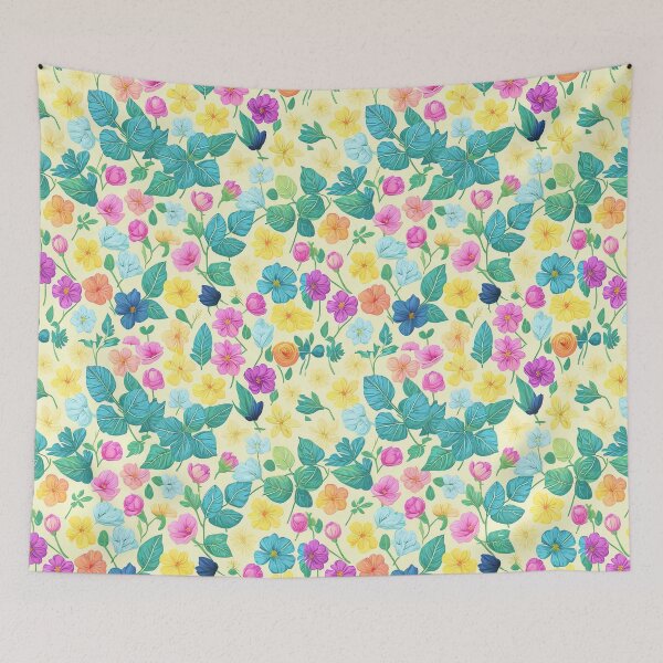 Item preview, Vintage Floral Pattern in Watercolor Style designed and sold by EBESIGN.