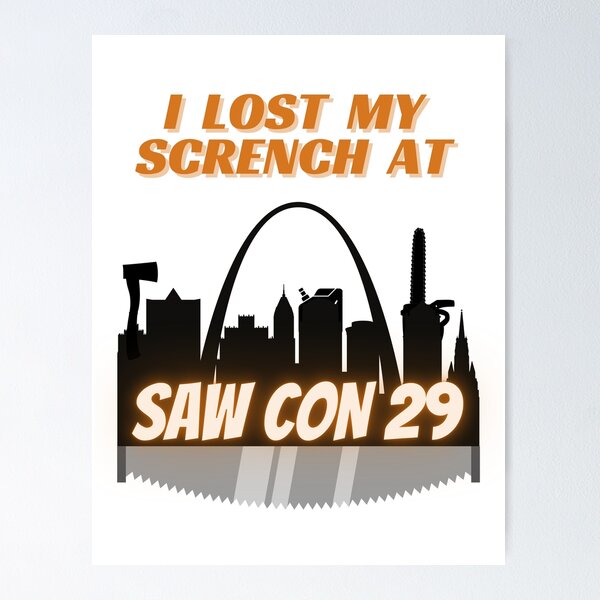 Saw Con Meme, Saw Con Ligma Poster for Sale by Orlandloo