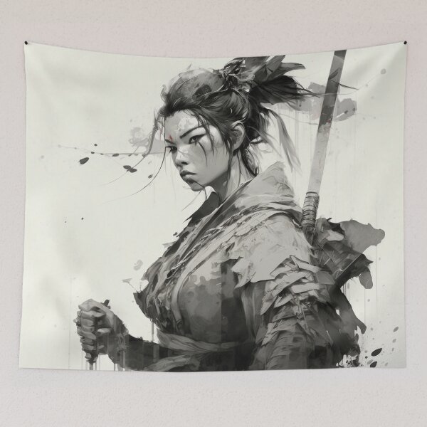 Item preview, Japanese warrior  designed and sold by DesignHeaven24.