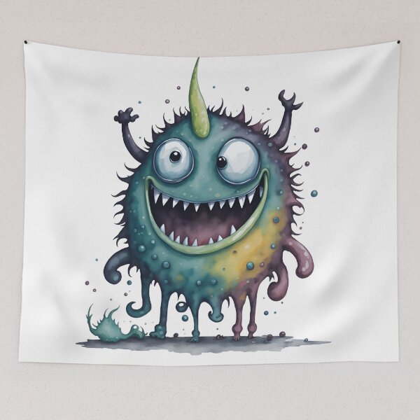 Item preview, Cute Happy Monster designed and sold by jkrphoto.