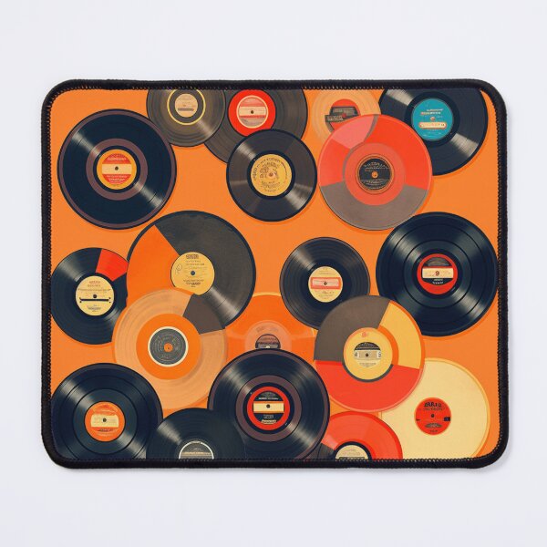 Item preview, Retro Vinyl Records Art designed and sold by GoodOldVintage.