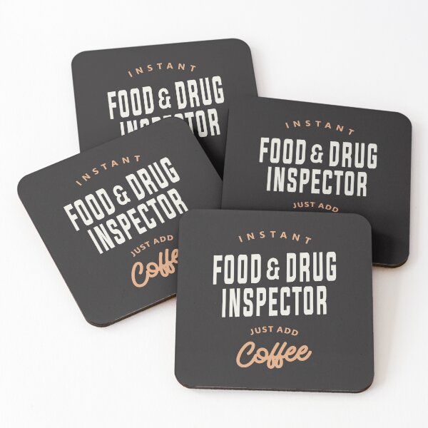 Item preview, Coffee-Powered Inspector - Food & Drug Edition designed and sold by cidolopez.
