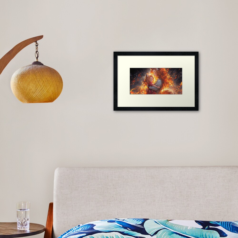 Item preview, Framed Art Print designed and sold by CasualCommander.