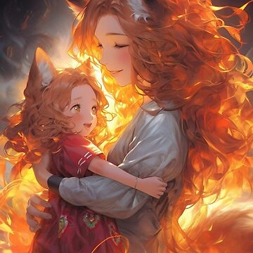 Artwork thumbnail, Celestial Affection: A Kitsune's Guiding Light by CasualCommander
