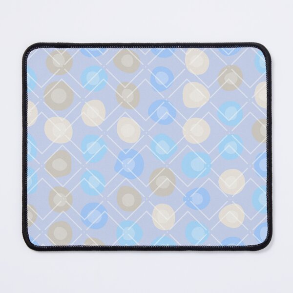 Item preview, Geometric Pattern of Circles and Diamonds: Shades of Blue designed and sold by mimo-Eshop.