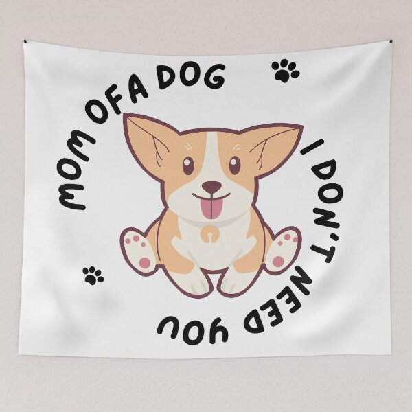Item preview, MUM OF A DOG - I DON'T NEED YOU designed and sold by Inked-Attire.