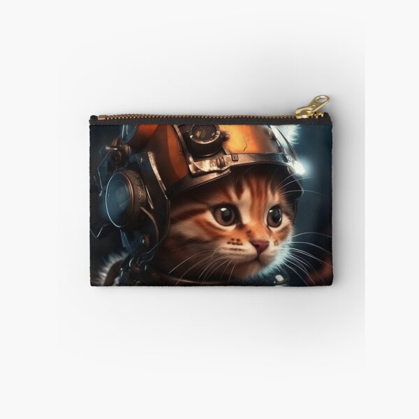 Item preview, cyberpunk dieselpunk cat designed and sold by nolutsch.