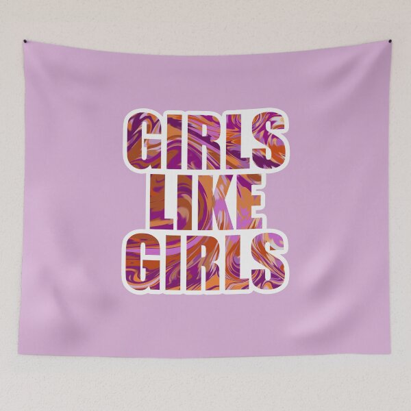 Item preview, girls like girls trippy text designed and sold by natalyssa.