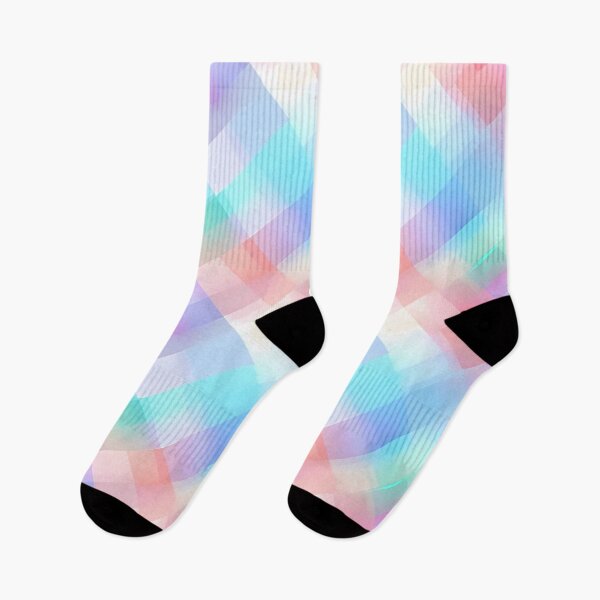 Item preview, Pixelated Pastel Rainbow Pixels designed and sold by SweetWhiskers.
