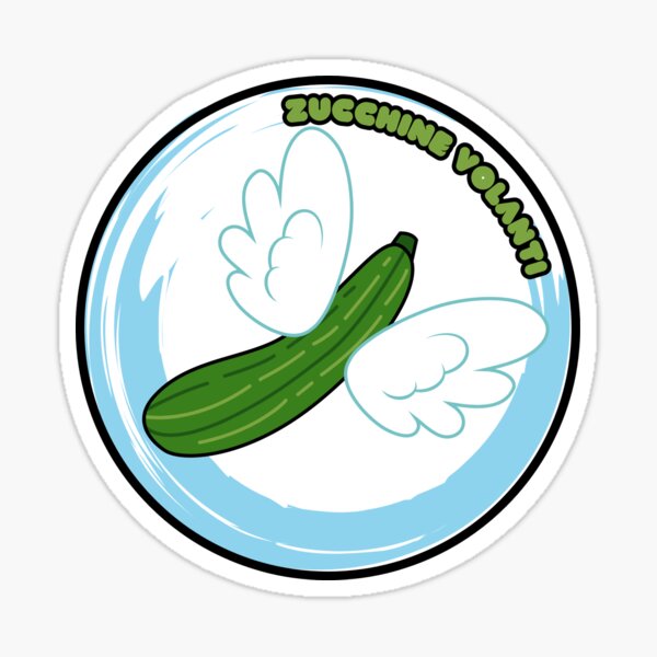 Item preview, Flying Zucchini designed and sold by Anomaliee.