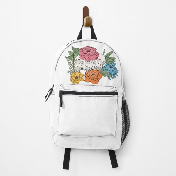 Item preview, Blooming skull designed and sold by LuckyFrogDesign.