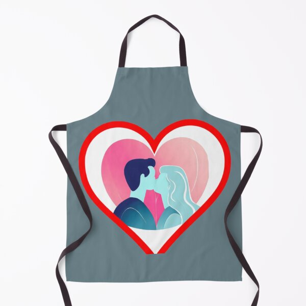 Item preview, Kiss of two people against a background of pink heart frame heart designed and sold by JaroDesign2023.