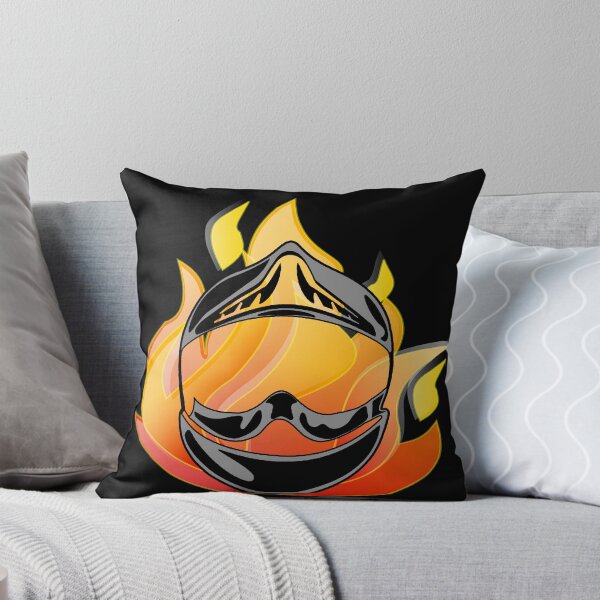 Item preview, Firefighter helmet F1 helmet in flame Beautiful firefighter logo designed and sold by jmc-aas.