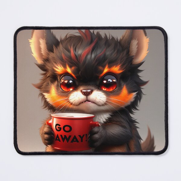 Item preview, furry squirrel demon bad morning #2 designed and sold by schnurrzz.