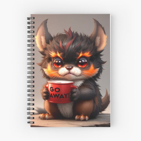 Item preview, furry squirrel demon bad morning #2 designed and sold by schnurrzz.