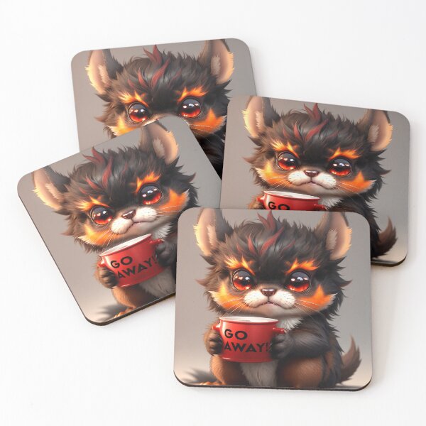 Item preview, furry squirrel demon bad morning #2 designed and sold by schnurrzz.