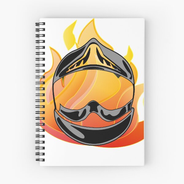 Item preview, Firefighter helmet F1 helmet in flame Beautiful firefighter logo designed and sold by jmc-aas.