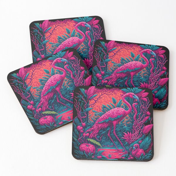 Item preview, Flamingo uv reactive designed and sold by ZenStickConcept.