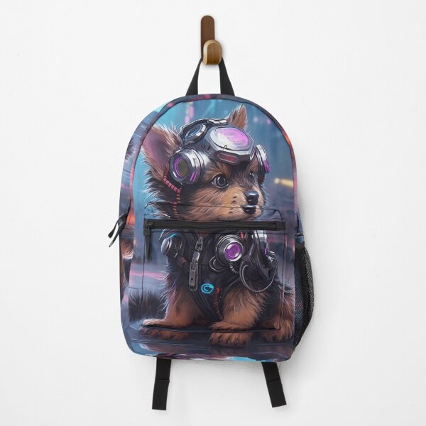 Item preview, cyberpunk dieselpunk dog designed and sold by nolutsch.