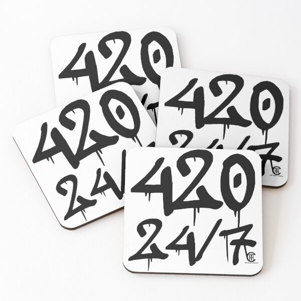 Item preview, 420 - 24/7 Black ("The High Caravan" merch) designed and sold by highprodz.