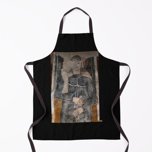 Item preview, Grey Lady Saint in medieval fresco in Lombardy designed and sold by elmmell7.
