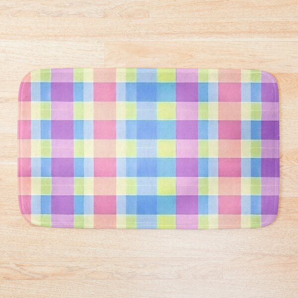 Item preview, Pastel Gingham picnic pattern designed and sold by SweetWhiskers.