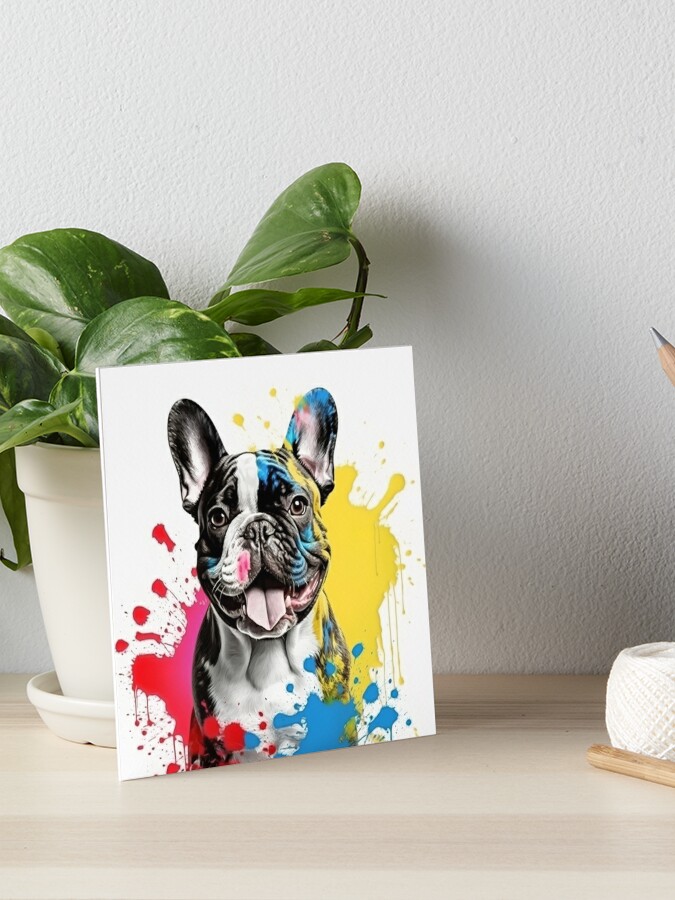 brick frenchie, brick dog, french bulldog made of colorful bricks, brick  french bulldog, building blocks Poster for Sale by livelovewoof