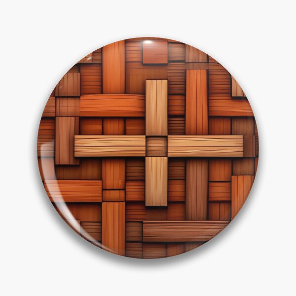 Item preview, Cross Inspired Wood Pattern 3D Light Wood and Teak designed and sold by MiracleROLArt.
