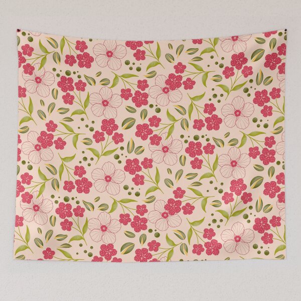 Item preview, Forget-Me-Not Flower - Pink designed and sold by JaselviiStudio.