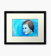 Blue Framed Print