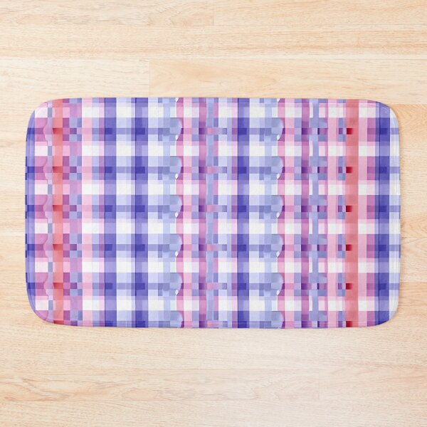 Item preview, Pixelated Gingham layered pattern designed and sold by SweetWhiskers.